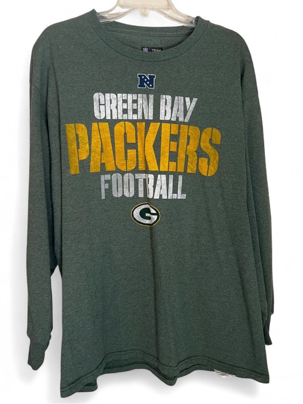 Vintage Green Bay Packers Long Sleeve Graphic Tee -